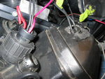 hack job for HID low beam housing