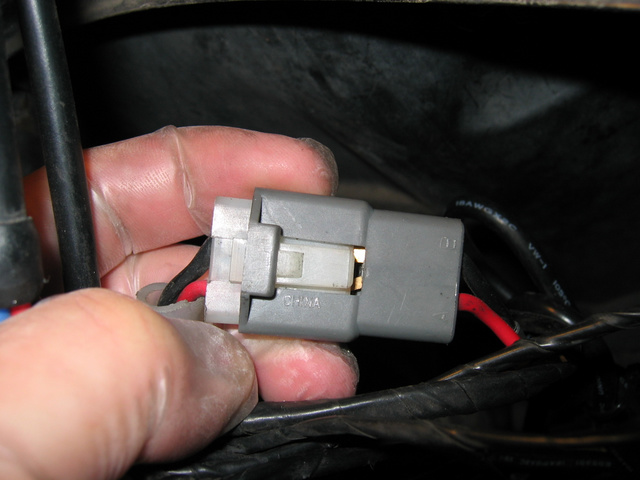 +12v coming from battery (switched via the relays)