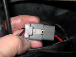 +12v coming from battery (switched via the relays)