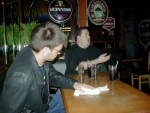 TLane cleans off the table
